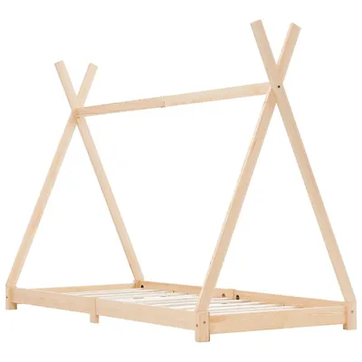 Image de vidaXL Sommier de lit pour enfants en pin massif 70 x 140 cm