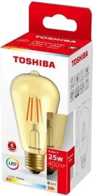 Zdjęcie produktu dla FILAMENT (AMBER) LED-Lampe ST64 E27 4,5W 2200K TOSHIBA