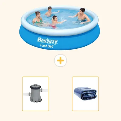 Obrázek produktu pro Bestway Fast Set, kruhový bazén - 366 x 76 cm - 3dílný, model S22276
