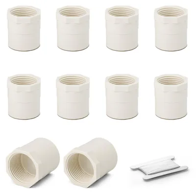 PVC Kupplung 1-1/4" Binnengewinde, 10 Stück, Klebemuffe