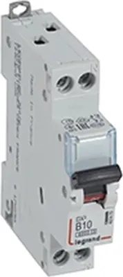 Produktbild von Legrand LS-Schalter, 6kA, B, 10A/1pol+N, 1TE Schmalbauweise, 1 Stk.