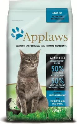 Produktbild von Applaws Cat Trockenfutter 350g | Seefisch & Lachs