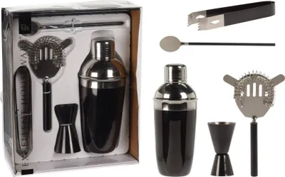 Image de Excellent Houseware 5-pièces Cocktail Shaker Set Brillant