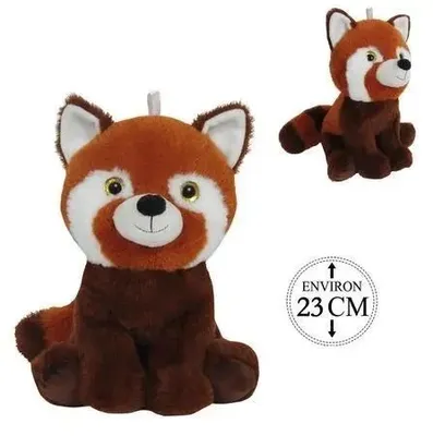 Produktbild von Plüsch-Bozami-Panda, rot, 23 cm – Ciuciubabka