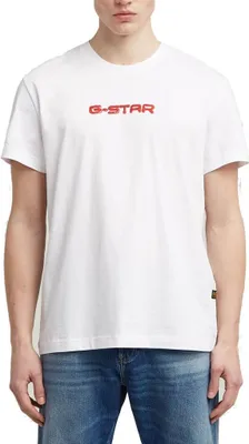 Produktbild von G-Star R T T-Shirt mit GEL PRINT in Weiß