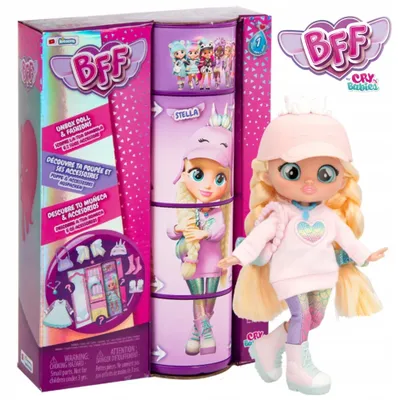 Produktbild von Cry Babies BFF Stella Modepuppe mit Zubehör, 20cm