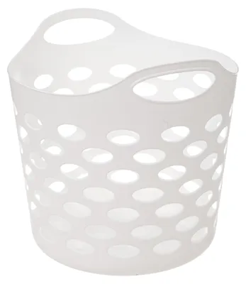Produktbild von 5Five Flexibler Waschekorb/Aufbewahrungskorb - weis - 28 Liter
