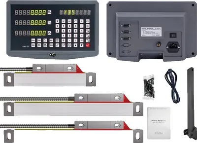 Produktbild von SNSNTDRO Digitale Anzeige, 3-Achsen-Unterstützung, 0,005 mm Auflösung, DRO (M M S)