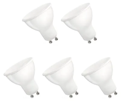 Produktbild von Spectrum GU10 LED Spot Lampe 6W 540lm 6000K Kaltweiß 230V 5 Stück