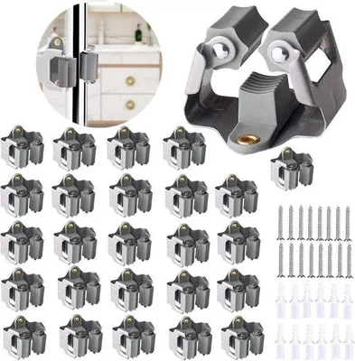 Image de Support pour outils de jardinage - Support mural - 25 pièces - Support multifonction