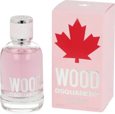 Produktbild von Dsquared2 Wood, Frauen, 100 ml, Nicht nachfüllbare Flasche, Maiglöckchen, Magnolien, Mandarine, Himbeere, Jasmin, Duftblüten, Ambrox, Zedernholz, Holz