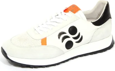 Produktbild von H0072 sneaker uomo PANTOFOLA D'ORO white/light grey suede/fabric shoes man