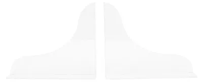 Image de 2 protections anti-éclaboussures pour douche, baignoire et évier de cuisine, transparentes, autocollantes