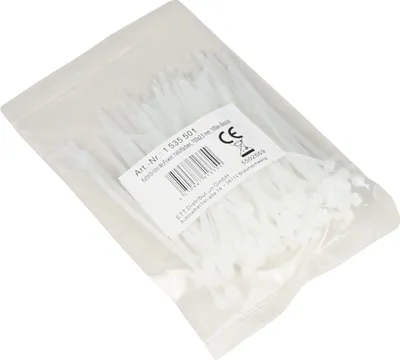Produktbild von Kabelbinder McPower, naturfarben, 100x2,5 mm, 100er-Beutel