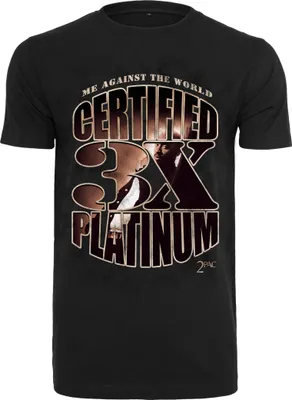 Produktbild von Mister Tee T-Shirt Tupac Me Against the World Platinium Tee Black-XS