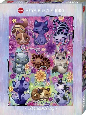Produktbild von Heye Puzzle Kitty Cats, 1000 Teile, 1000 Stück(e), Kunst
