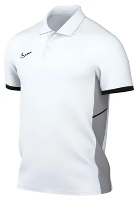 Produktbild von Nike Herren Dri-Fit Academy25 Ss Polo T-Shirt, White/Black/Wolf Grey/Black, S