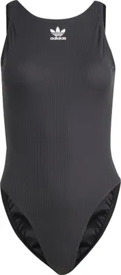 Produktbild von ADIDAS Damen Marken-Badeanzug 'ADICOL RIB SUIT',schwarz, Größe:40