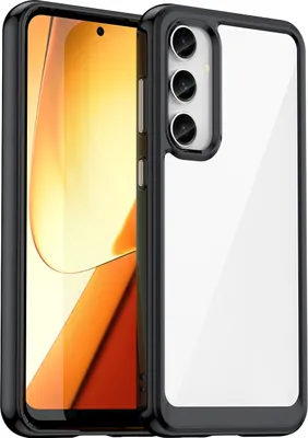 Immagine prodotto di Custodia per Samsung Galaxy S23 FE trasparente, protettiva in silicone TPU antiurto nero