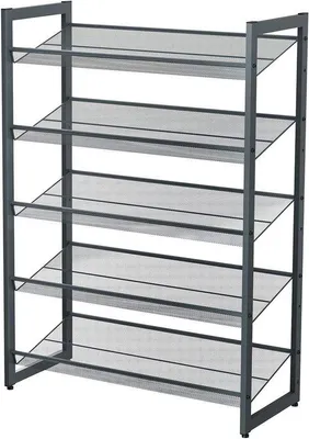 Obrázok produktu pre LMR005GB Stojan na topánky tmavosivý 74 x 30,7 x 104 cm (Š x H x V)