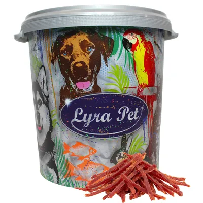 Zdjęcie produktu dla 5 kg okrawków z piersi kaczki Lyra Pet® w 30-litrowym pojemniku