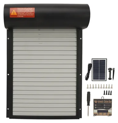 Obrázek produktu pro Automatické dveře do kurníku na solární pohon