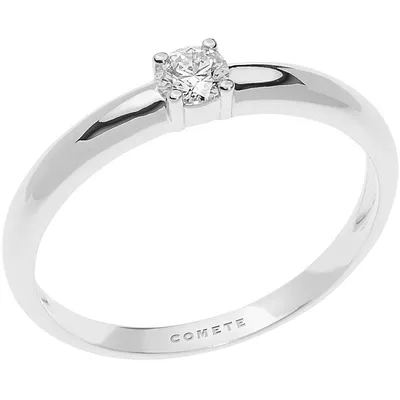 Immagine prodotto di Anelli da dito Anello solitario Comete Argento Su misura Collezione Solitari - donna