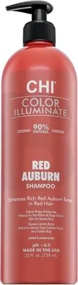 Zdjęcie produktu dla CHI Color Illuminate Red Auburn Shampoo rozjaśniający szampon ożywiający czerwone odcienie 739 ml