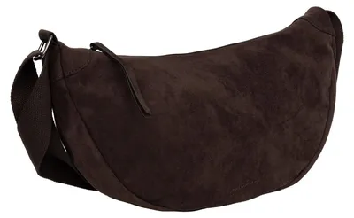 Imagen del producto de MUSTANG bolso bandolera Ela Moonbag Suede Brown marrón oscuro