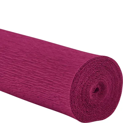 Produktbild von 2x Floristenkrepp 50 x 250 cm - Krepppapier - dunkelpink -  Germany