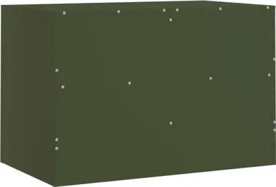 Zdjęcie produktu dla vidaXL Szafka pod telewizor oliwkowa zieleń 67x39x44 cm stal