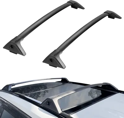 Produktbild von Priečniky strešného nosiča VEVOR, kompatibilné s Toyotou RAV4 2019-2023, nosnosť 118 kg, nerezové hliníkové priečniky so zámkami, strešný nosič (nevhodné pre Adventure/TRD Off-Road)