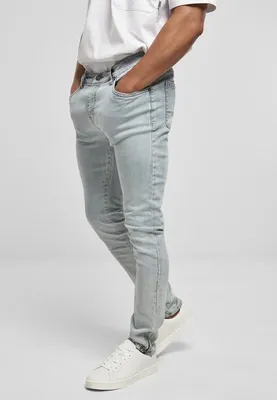 Image de Urban Classics Hose Slim Fit Zip Jeans Lighter Wash-31/34
