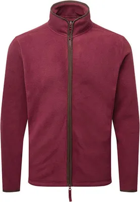 Produktbild von Premier Workwear PR823 | MenŽs ŽArtisanŽ Fleece Jacket S bis 3XL - Farbe: Burgundy (ca. Pantone 209C)/Brown (ca. Pantone 4975C) - Größe: 3XL