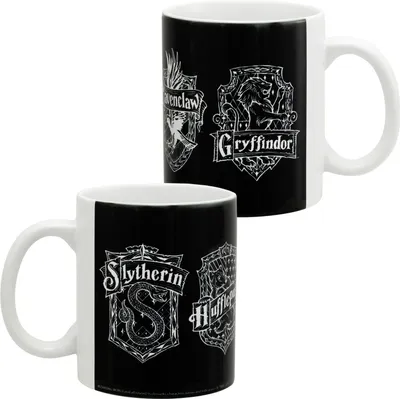 Produktbild von Harry Potter Tasse - 4 Häuser Kaffeetasse Becher Kaffeebecher aus Keramik 320 ml