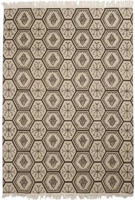 Image de Tapis kelim réversible fait main en laine MALSA