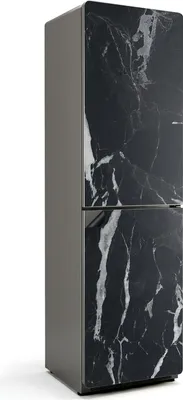 Produktbild von Elegantes Marmormuster – Magnetische Kühlschrank Abdeckung – Dekorfolie magnetisch Küche – Kühlschrank Magnet Deko – selbstklebende Magnettafel – Magnetfolie für Kühlschranktür – 60x205 cm