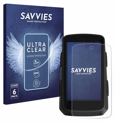 Produktbild von 6x Für Hammerhead Karoo 3 Schutzfolie Savvies Displayschutz Display Schutz Folie Klar Transparent
