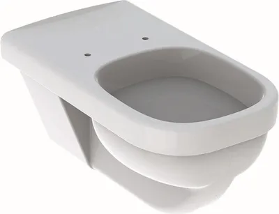 Produktbild von Geberit Wand-Flachspül-WC Square RENOVA COMFORT mit Spülrand weiß