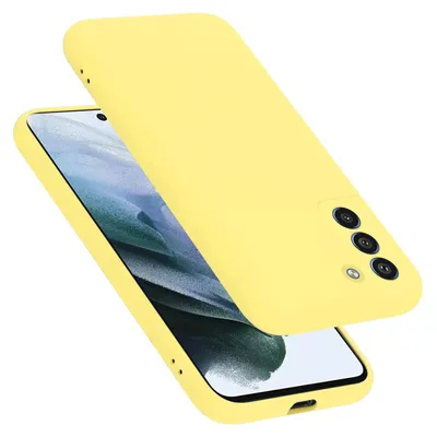 Image de Cadorabo Housse pour Samsung Galaxy S21 FE Housse en jaune Housse pour portable Case Cover TPU Etui
