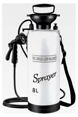 Produktbild von Campingdusche Pumpe | Manuelle Outdoor Campingdusche - Handheld Brause Badezubehör für Haustierbad, Auto und Boot