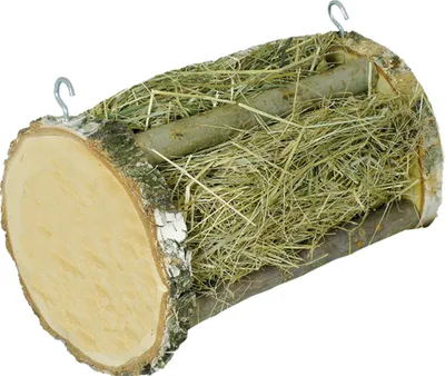 Produktbild von Elmato 10465 Heurolle Heuraufe Futterspender für Käfig, 25x12x12cm