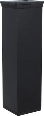 Produktbild von Möbelfuß Ersatz Fuß Möbelstütze Schrankfüße Höhenverstellbar Aluminium diverse Höhen und Farben Schwarz 150mm