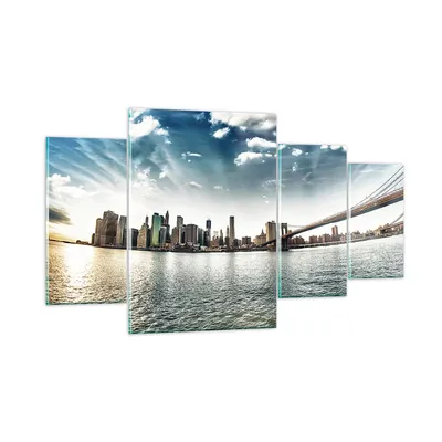 Produktbild von Bilder auf glas - Amerika wohnung architektur gebäude - 160x90cm - Glasbilder - Wandbilder - Kunstdruck - Wanddekoration aus Glas - Glas Bilder - Wandbild auf Glas - GDL160x90-2430