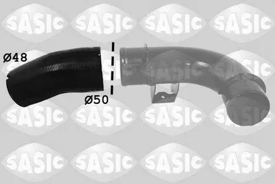 Produktbild von SASIC 3336330 Turbo Ladeluftschlauch für FIAT BRAVO II (198) für LANCIA DELTA III (844)