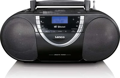 Produktbild von Lenco SCD-6900BK - Tragbarer Radio-CD-Player mit DAB+ und Kassette - Grau