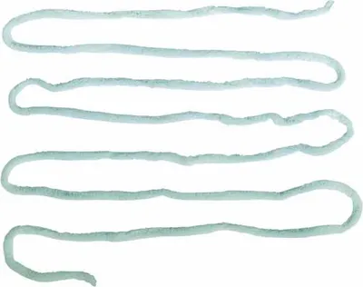 Produktbild von Polyester Plüschkabel 3 m Blau