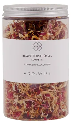 Produktbild von Addwise Eetbare Blumen Confetti 20g – Bunte essbare Blüten, vegan & glutenfrei