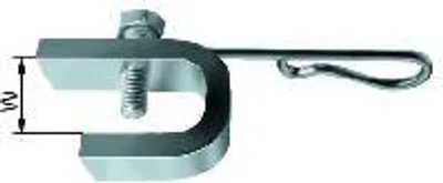 Produktbild von Festspannklammer 16 mm Maulweite