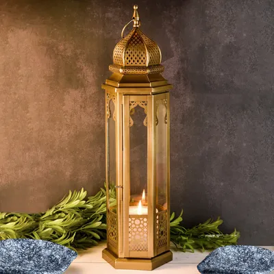Immagine prodotto di Lanterna orientale da giardino decorazione lanterna Moulan